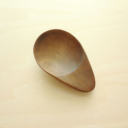拭き漆　茶さじ（朴の木） 3枚目の画像