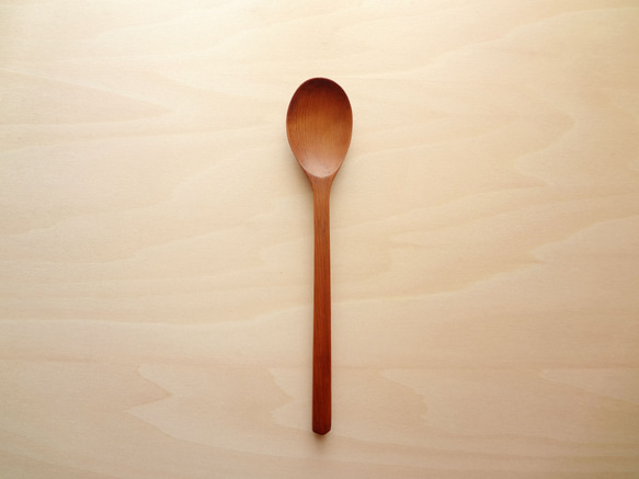 拭き漆　スプーン（イチイ） 1枚目の画像