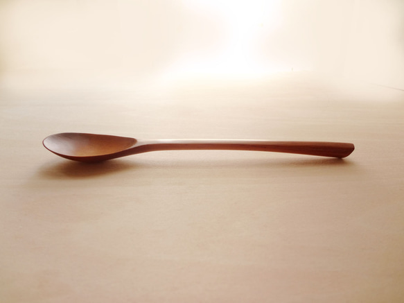 拭き漆　スプーン（イチイ） 3枚目の画像