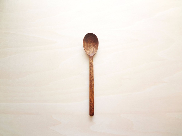 拭き漆スプーン（マカバ） 1枚目の画像