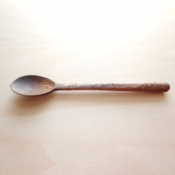 拭き漆スプーン（マカバ） 2枚目の画像