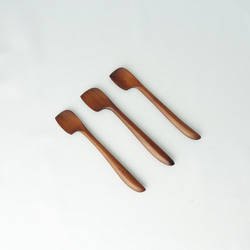 拭き漆 ジャムスプーン(イチイ) 1枚目の画像