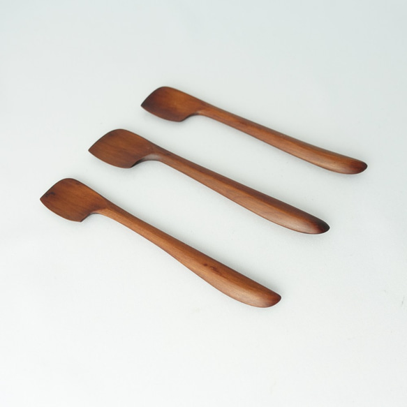 拭き漆 ジャムスプーン(イチイ) 2枚目の画像