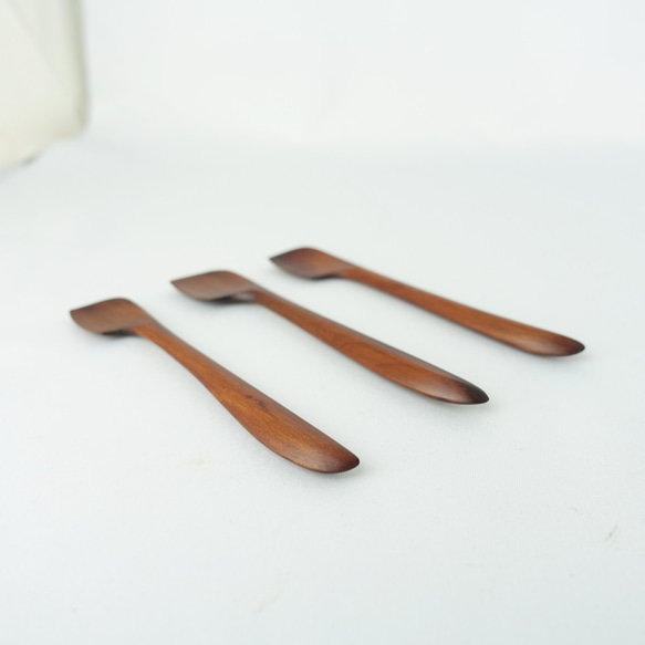 拭き漆 ジャムスプーン(イチイ) 3枚目の画像