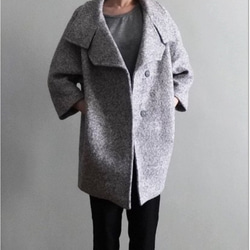 QUAY COAT  秋冬特選經典復古羊毛鐘型大衣 第3張的照片