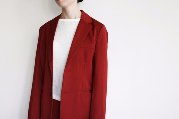 VERMILLION BLAZER/TROUSERS  鐵鏽紅西裝 第5張的照片