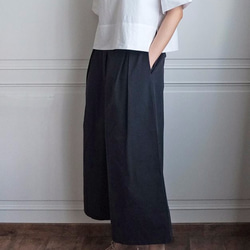 IMCHO CULOTTES (NAVY) 海軍藍鬆緊寬褲 第2張的照片