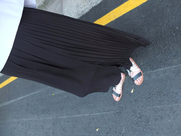 Sibuya Trousers  層次遊戲半透視圍裙褲 第6張的照片