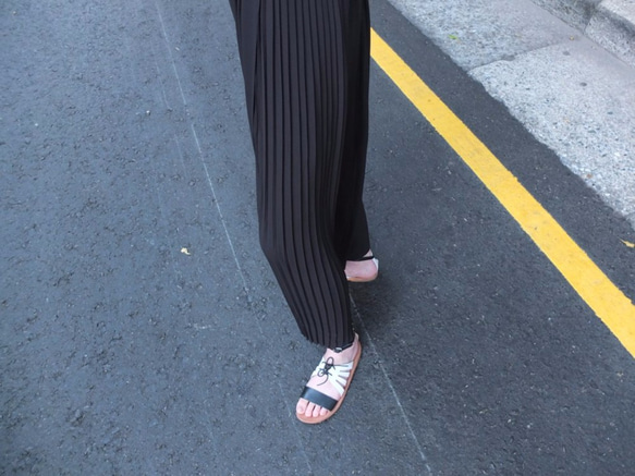 Sibuya Trousers  層次遊戲半透視圍裙褲 第7張的照片