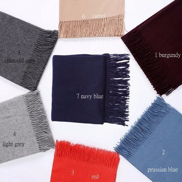 COEN SCARF {OTHER COLOURS AVAILABLE} 羊毛經典圍巾（可訂製其他顏色） 第2張的照片