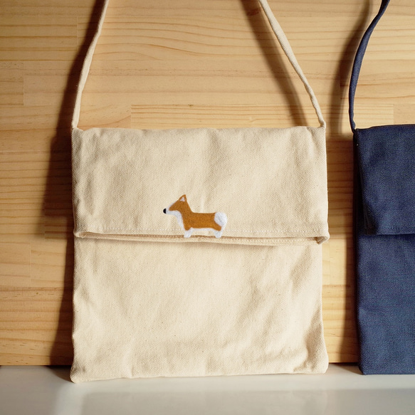 【Q-cute】袋子系列-隨身小包-狗頭、貓頭、兔頭-客製化 第6張的照片