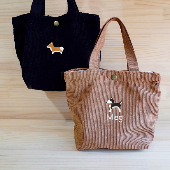 【Q-cute】小袋子系列-午休袋-柴犬、哈士奇、柯基-加字/客製化 第3張的照片
