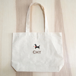 【Q-cute】袋子系列-柴犬、哈士奇、柯基-加字/客製化 第3張的照片