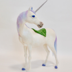 【サラブレッドコレクション メロディーレーン】羊毛フェルト馬 オブジェ馬 サラブレッドコレクション メロディーレーン】羊毛フェルト馬