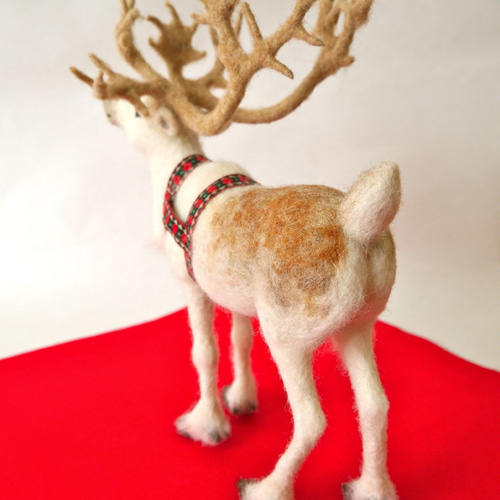 羊毛フェルト トナカイ 羊毛フェルト morin工房 HIROKO 通販 2991975