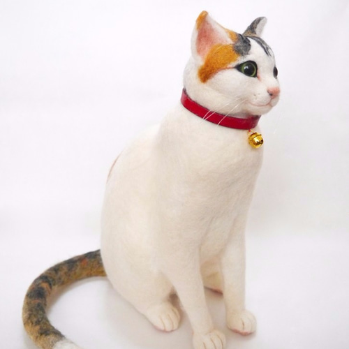 羊毛フェルト猫　【としーん】 英語の後に日本語が続きます） It's been 12–13 years since I