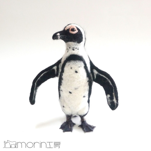 羊毛フェルト ケープペンギン 羊毛フェルト morin工房 HIROKO 通販