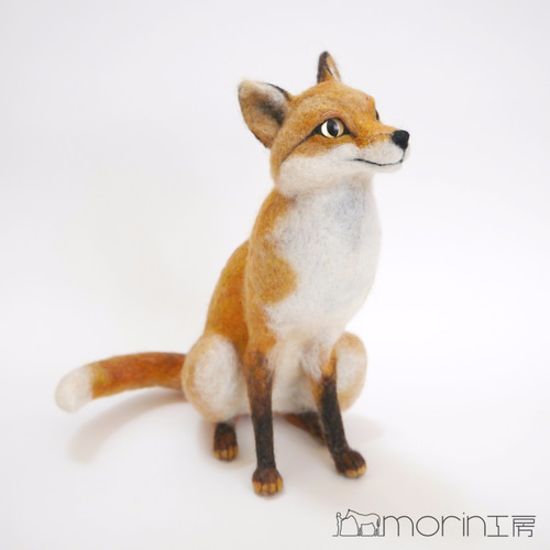 羊毛フェルト キツネ 羊毛フェルト morin工房 HIROKO 通販 羊毛フェルト キツネ 羊毛フェルト morin工房 HIROKO 通販