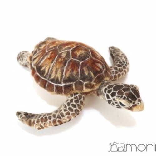 羊毛フェルト ウミガメ（オーダー品） 羊毛フェルト morin工房