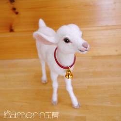 羊毛フェルト バンビ 羊毛フェルト morin工房 HIROKO 通販 2991731