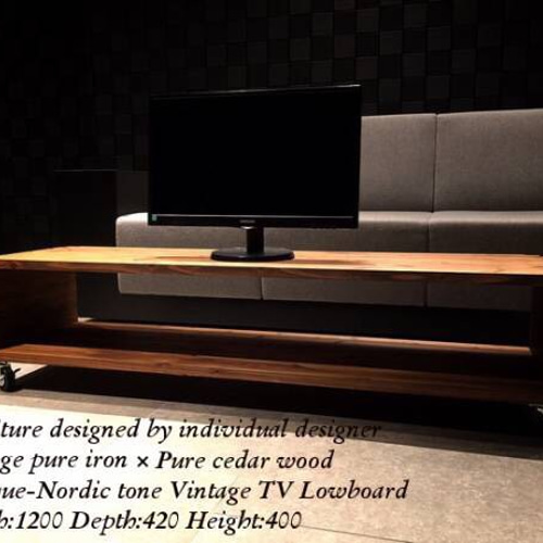 無相創 Buaisou アイアンテレビ台 テレビボード 古道具 骨董 ASHIBA 家具・インテリア 無相創 Buaisou アイアンテレビ台 テレビ