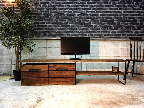 西海岸-1820テレビボード/テレビ台/インダストリアル