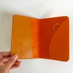暖暖護照套--皮革手工縫製 第2張的照片