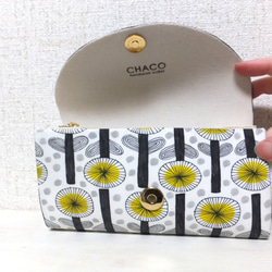 《受注生産》circle o ha na  YELLOW  長財布 3枚目の画像