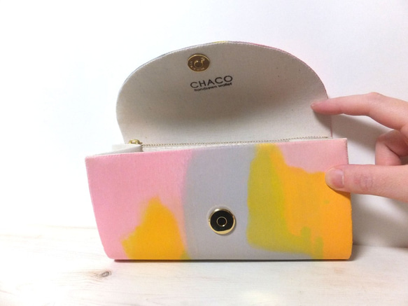 All handpaint and handsewn wallet 《TOMOS》 第3張的照片