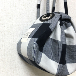 maru bag 《blockcheck NAVY》 2枚目の画像