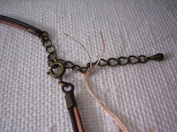 シアワセの四葉のクローバーのネックレス 4枚目の画像