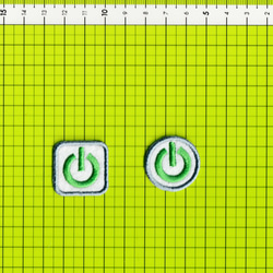 電源スイッチ　ワッペン 4枚目の画像