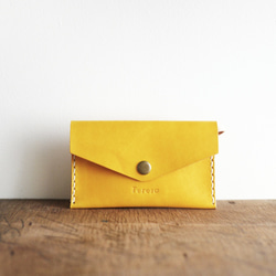 WeWii | Handmade Leather Slim card wallet | Card Holder  | 1枚目の画像