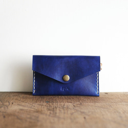 WeWii | Handmade Leather Slim card wallet | Card Holder  | 2枚目の画像