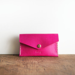 WeWii | Handmade Leather Slim card wallet | Card Holder  | 3枚目の画像