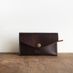 WeWii | Handmade Leather Slim card wallet | Card Holder  | 4枚目の画像