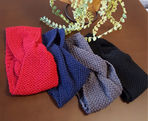 オールシーズン　17色　ターバンヘアーバンド　S・M・L 2枚目の画像