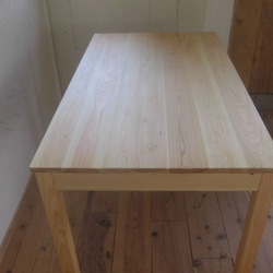 ダイニングテーブル（W1200）　/　国産ヒノキ 2枚目の画像