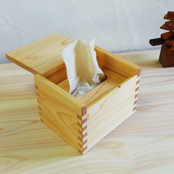 蓋付きティッシュケース （無印良品卓上用ティッシュペーパー専用