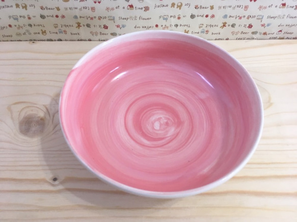 色彩陶碗-紅 第1張的照片