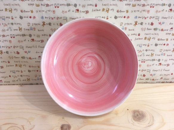色彩陶碗-紅 第4張的照片