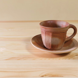 備前焼・コーヒーカップ用ソーサー 4枚目の画像
