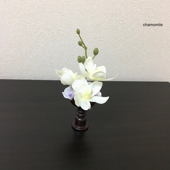 ゜。☆。゜ピュアホワイトの飾り花゜。☆。゜ 3枚目の画像