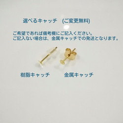 再…再販 極小 ターコイズ３ミリ一粒 ピアス 4枚目の画像