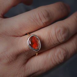 ファイヤー・オパールの指環 3枚目の画像