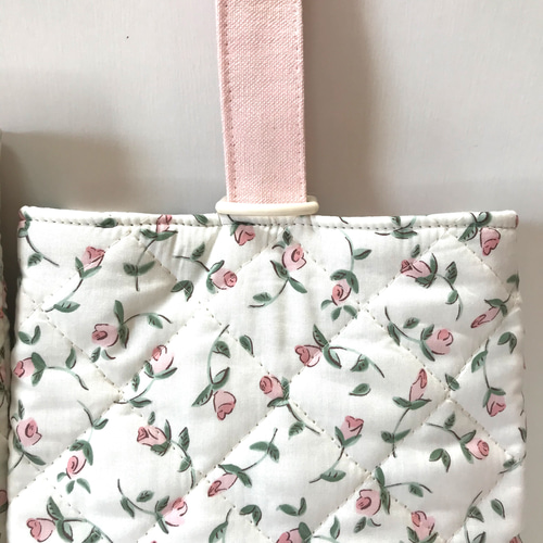 【オーダー可】入園・入学セット　リバティプリントフローティングフローラ CHECK&STRIPE - 2024年1月リバティプリント Floating Flora-petite