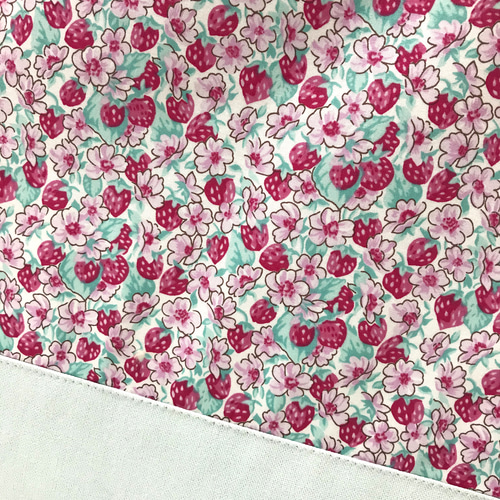 リバティプリント使用♪アシュテッド♪レッスンバッグ♪赤ピンク