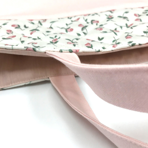 リバティ フローティングフローラ ピンクレッスンバッグ 上履き入れ