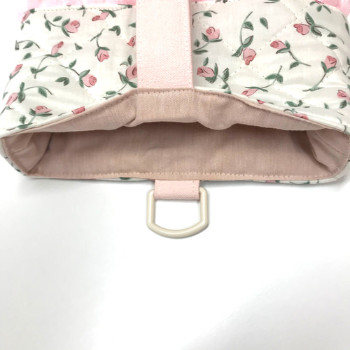 ヌビ×リバティ フローティングフローラ ピンク イブル レッスンバッグ 入園入学 リバティ フローティングフローラ ピンクレッスンバッグ 上履き入れ