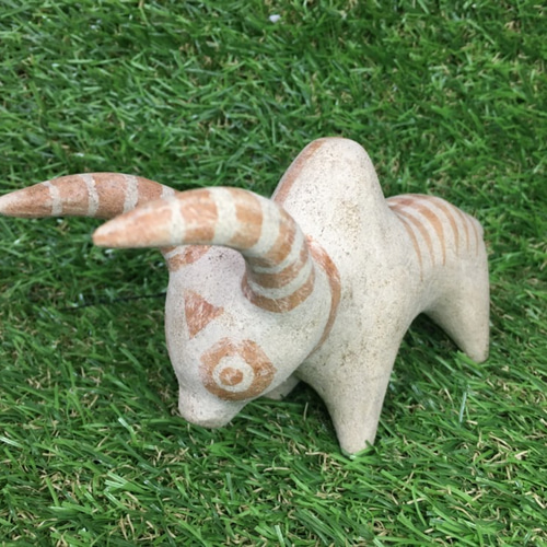 インダス文明コブウシ土偶レプリカ その他インテリア雑貨 亜・北斎